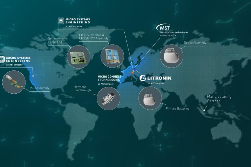 MST Locations World Map
